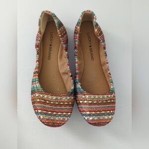 Lucky Brand shoes women's 6.5 Emmy slip-on ballet flats